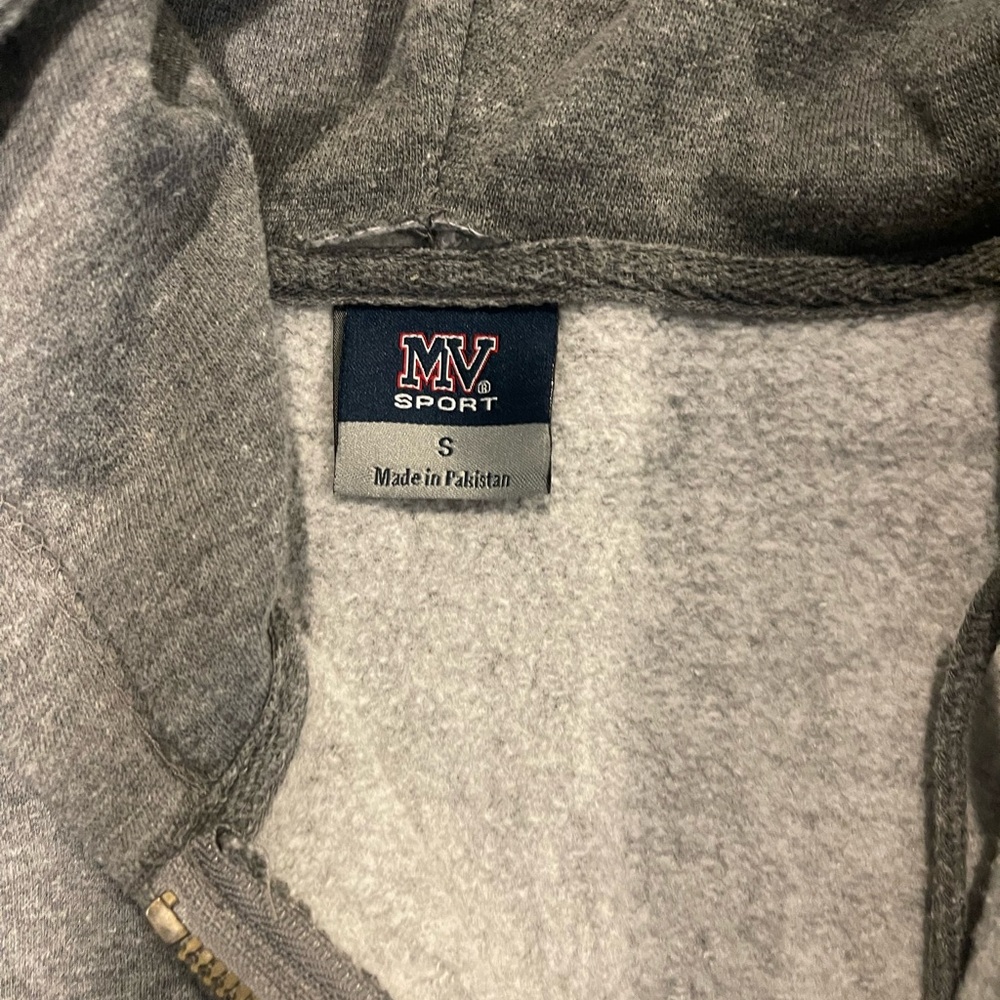 MV Sport Gray Zip-Up Hoodie - Picture 4 of 4